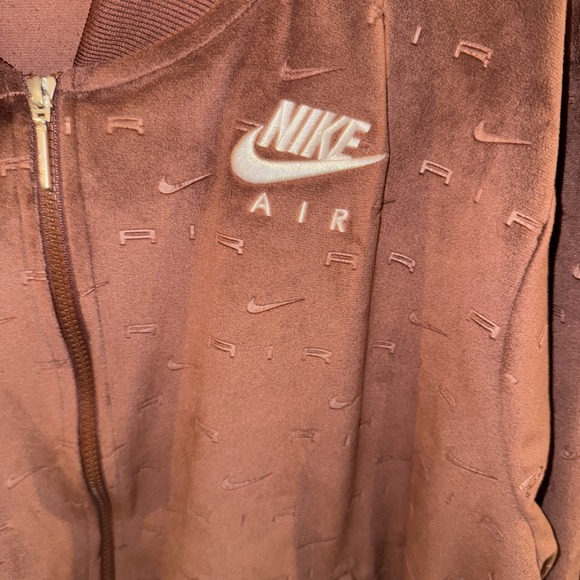 Nike Air Velour Bronze Eclipse Full Zip Jacket DD5449-273 Women's Size XXL - Picture 4 of 7